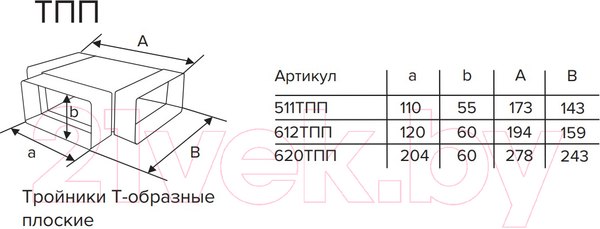Изображение товара Разветвитель воздуховода ERA 511ТПП