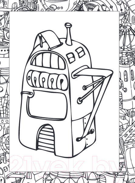 Изображение товара Раскраска-антистресс Эксмо Стимпанк