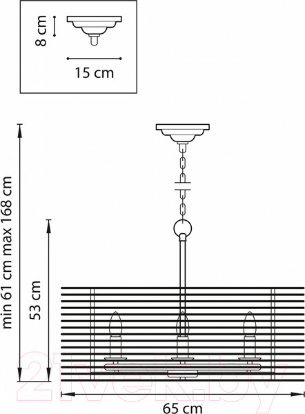 Изображение товара Люстра Lightstar Zeta 728063 (MD20105-6A)