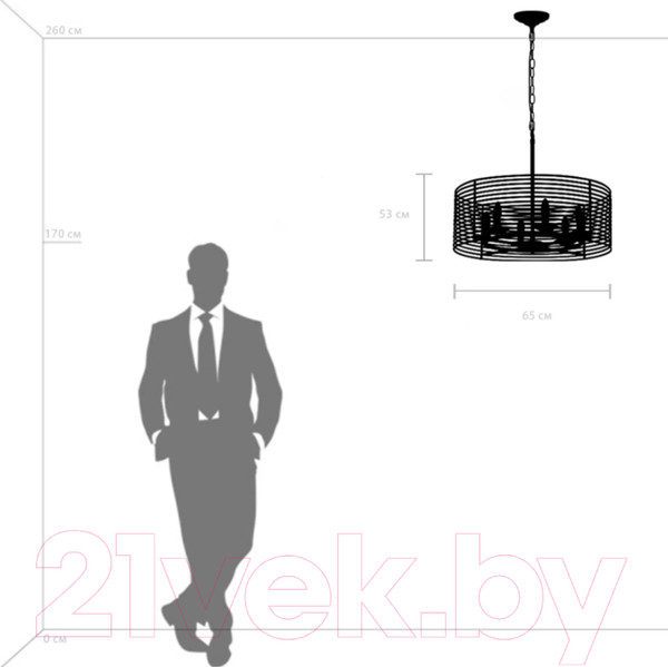 Изображение товара Люстра Lightstar Zeta 728063 (MD20105-6A)