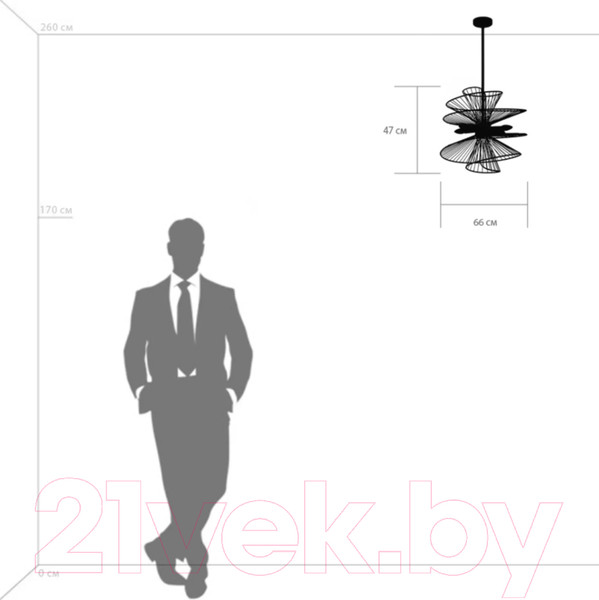 Изображение товара Люстра Lightstar Zeta 728163 (MD20107-6A)