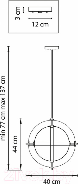 Изображение товара Люстра Lightstar Modena 816043 (MD20101-8B)