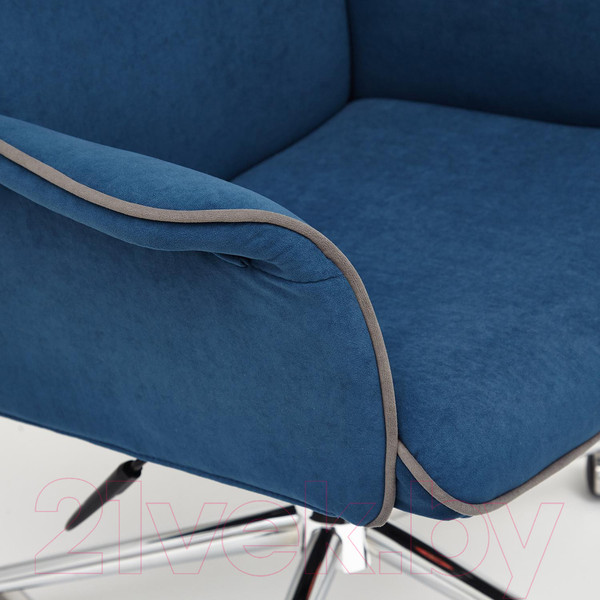 Изображение товара Кресло офисное Tetchair Charm флок (синий)