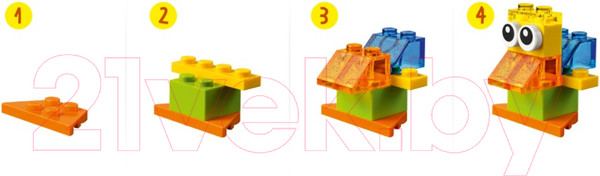 Изображение товара Конструктор Lego Прозрачные кубики / 11013