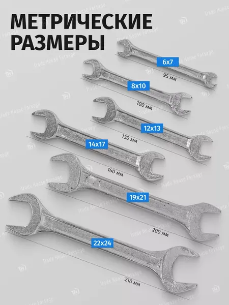 Изображение товара Набор ключей ISMA 5067 (48107)