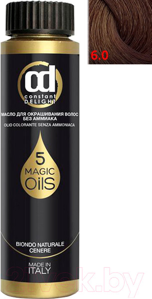 Изображение товара Масло для окрашивания волос Constant Delight Olio-Colorante без аммиака 6.0 (50мл, светло-каштановый)