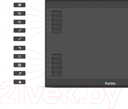 Изображение товара Графический планшет Parblo A610Plus V2