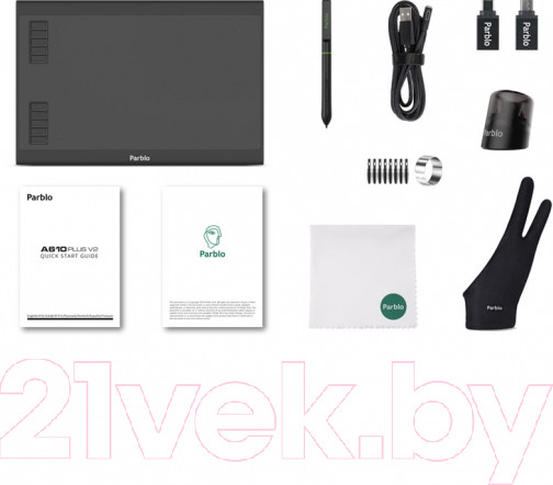 Изображение товара Графический планшет Parblo A610Plus V2