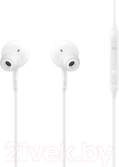 Изображение товара Наушники-гарнитура Samsung EO-IC100 / EO-IC100BWEGRU (белый)