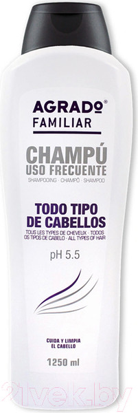 Изображение товара Шампунь для волос Agrado Shampoo Familiar All Types Of Hair (1.25л)