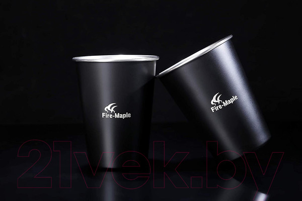 Изображение товара Набор стаканов походных Fire-Maple Antarcti Cup (2шт, черный)