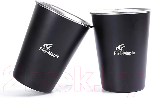 Изображение товара Набор стаканов походных Fire-Maple Antarcti Cup (2шт, черный)