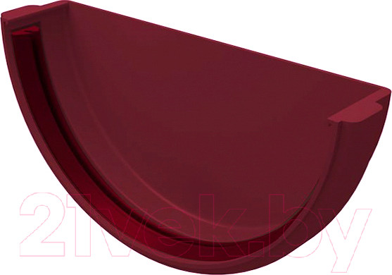 Изображение товара Заглушка желоба Grand Line Универсальная ПВХ RAL 3005 (бордовый)