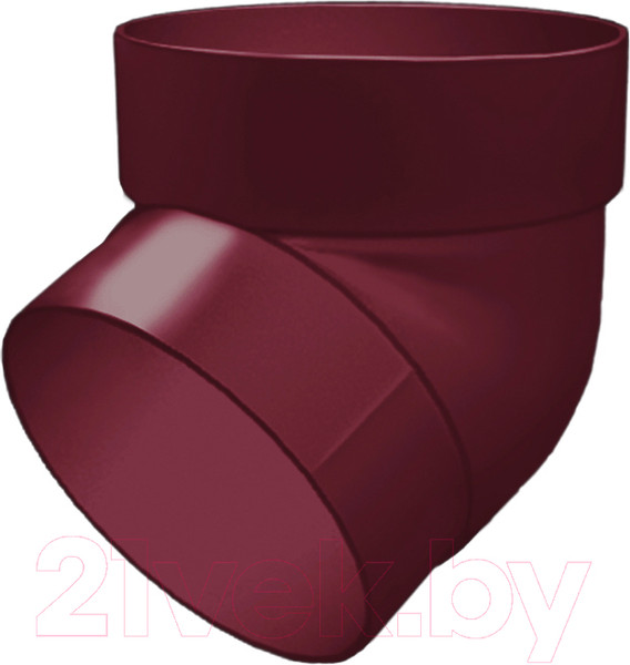 Изображение товара Колено трубы водосточной Grand Line ПВХ GL 67 градусов RAL 3005 (бордовый)