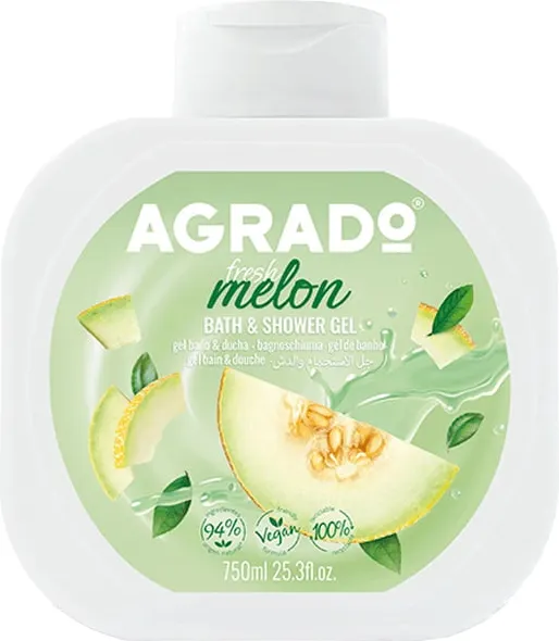 Изображение товара Гель для душа Agrado Bath & Shower Gel Fresh Melon (750мл)
