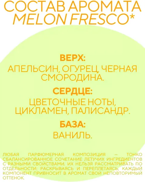 Изображение товара Гель для душа Agrado Bath & Shower Gel Fresh Melon (750мл)