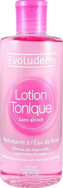 Изображение товара Тоник для лица Evoluderm С розовой водой (250мл)