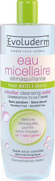 Изображение товара Мицеллярная вода Evoluderm Oily Skin (250мл)