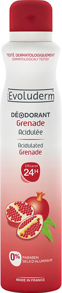 Изображение товара Дезодорант-спрей Evoluderm Acidulated Grenade 24H (200мл)
