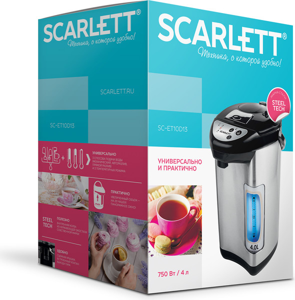 Изображение товара Термопот Scarlett SC-ET10D13 (черный)