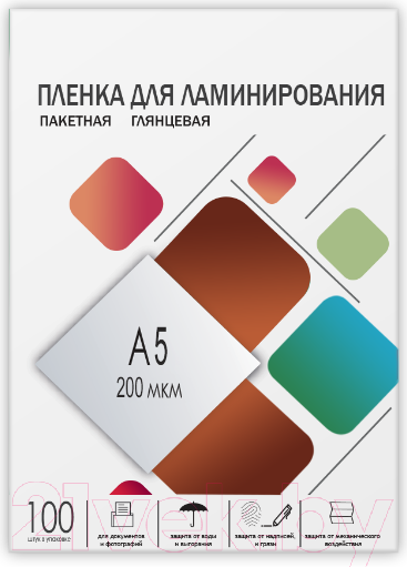 Изображение товара Пленка для ламинирования Гелеос LPA5-200 154x216 200мик
