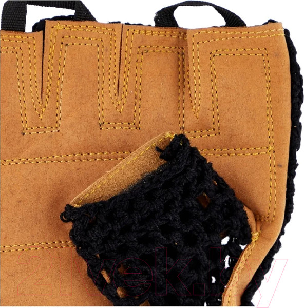 Изображение товара Перчатки для пауэрлифтинга Indigo Sport SB-16-1967 (XXL, черный/коричневый)