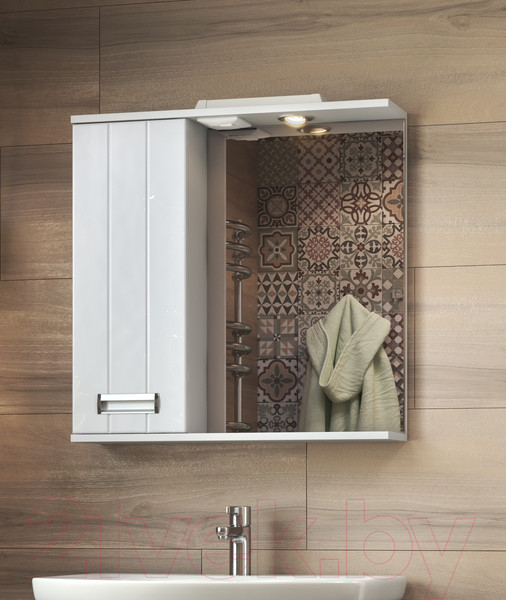 Изображение товара Шкаф с зеркалом для ванной Vigo Diana 700 L (со спотом)