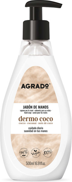Изображение товара Мыло жидкое Agrado Hand Soap Coconut (500мл)