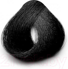 Изображение товара Крем-краска для волос Brelil Professional Colorianne Prestige 1/00 (100мл, черный)