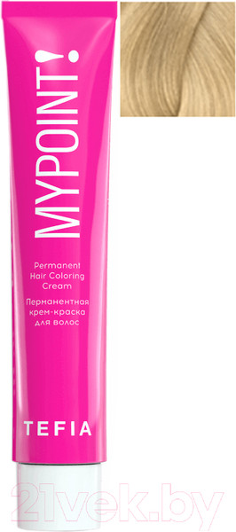 Изображение товара Крем-краска для волос Tefia Mypoint 10/0 (60мл, экстра светлый блондин натуральный)