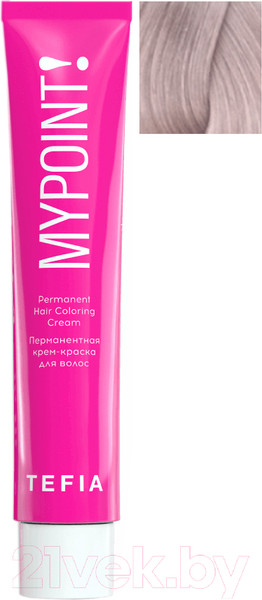 Изображение товара Крем-краска для волос Tefia Mypoint 10/7 (60мл, экстра светлый блондин фиолетовый)