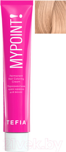 Изображение товара Крем-краска для волос Tefia Mypoint 10/85 (60мл, экстра светлый блондин коричнево-красный)