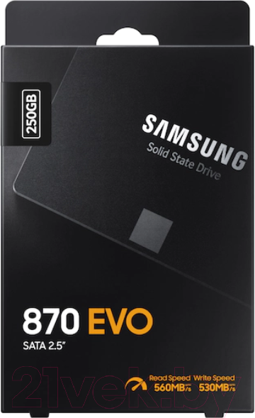 Изображение товара SSD диск Samsung 870 Evo 250GB (MZ-77E250BW)