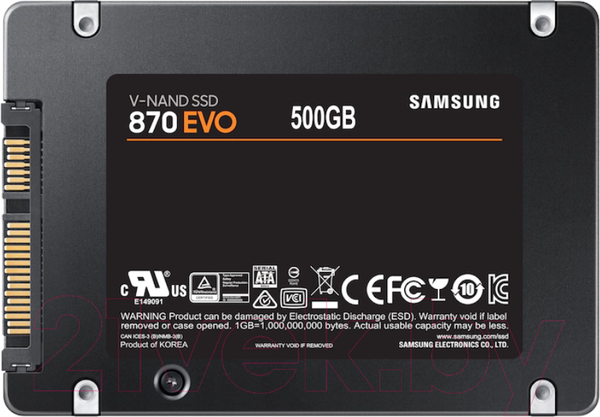 Изображение товара SSD диск Samsung 870 Evo 500GB (MZ-77E500BW)
