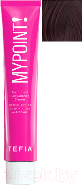 Изображение товара Крем-краска для волос Tefia Mypoint 7/61 (60мл, блондин махагоново-пепельный)
