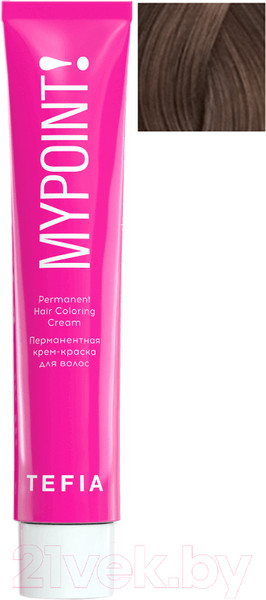 Изображение товара Крем-краска для волос Tefia Mypoint 7/81 (60мл, блондин коричнево-пепельный)