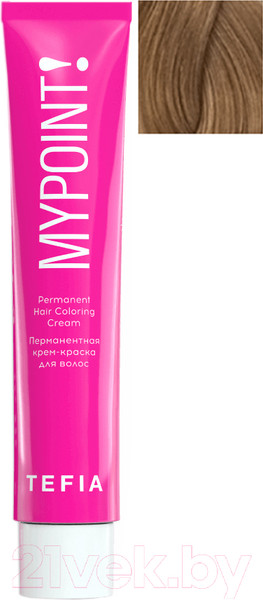 Изображение товара Крем-краска для волос Tefia Mypoint 8/0 (60мл, светлый блондин натуральный)