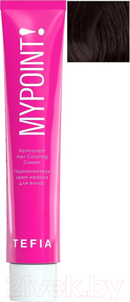 Изображение товара Крем-краска для волос Tefia Mypoint (60мл, пепельный )