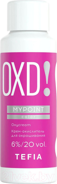 Изображение товара Крем для окисления краски Tefia Mypoint Color 6% 20 Vol (60мл)