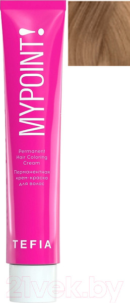 Изображение товара Крем-краска для волос Tefia Mypoint Special Grey 10/370 (60мл, экстра светлый блондин золотисто-фиолетовый)