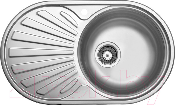 Изображение товара Мойка кухонная Ukinox Фаворит FAP740.440-GT8K 1R (с сифоном)
