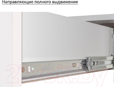 Изображение товара Кухонный гарнитур Eligard Виктория 1.2м (белый/белый/мрамор рома)