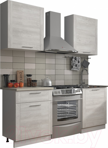 Изображение товара Кухонный гарнитур Eligard Виктория рамка 1.2 (сосна каньон/сосна каньон/кашемир)