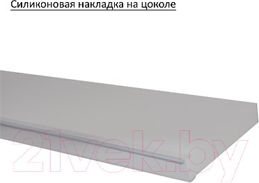 Изображение товара Кухонный гарнитур Eligard Виктория 1.5 (белый структурный рамка/дуб монтерей рамка/кашемир)