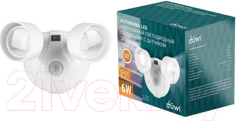 Изображение товара Бра уличное Duwi COB 2x3W IP65 / 24301 4 (с датчиком движения)