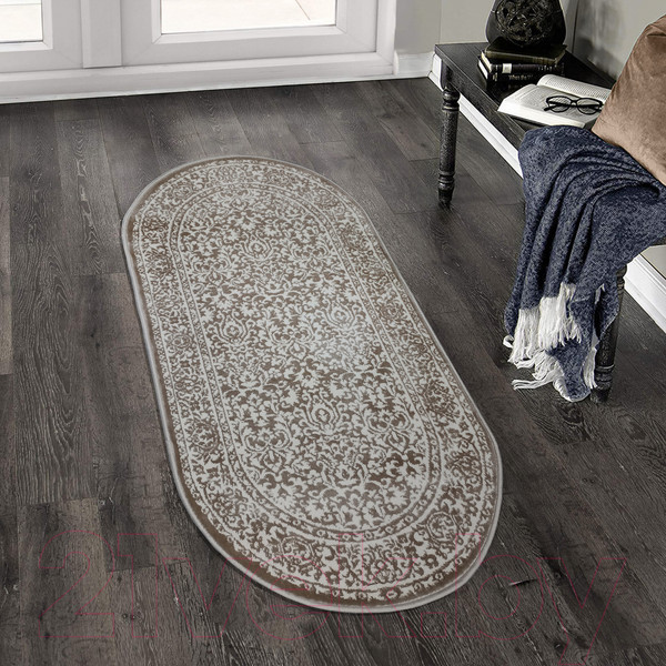 Изображение товара Коврик Витебские ковры Манхэттен овал 3226b6 (0.8x1.5)