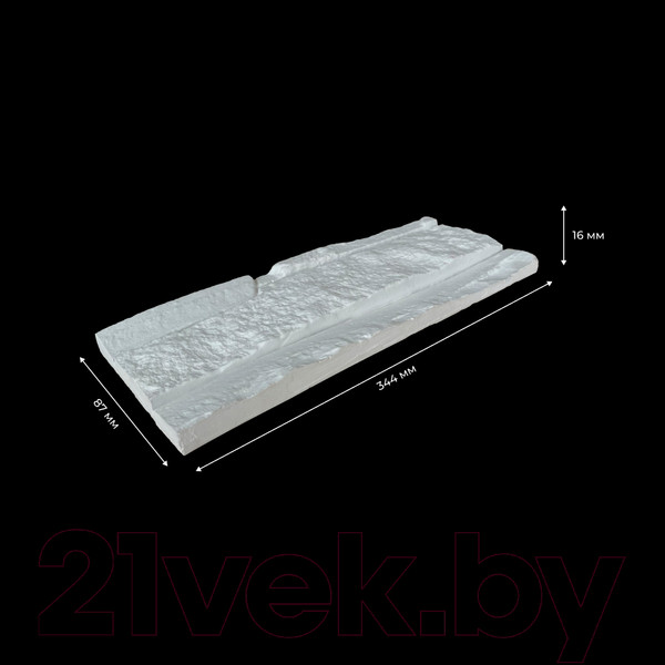 Изображение товара Декоративный камень гипсовый Air Stone Атланта А21 (белый)