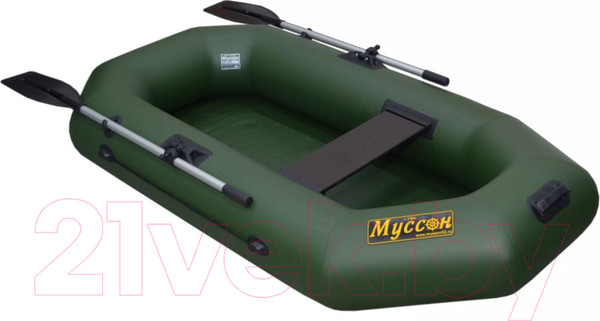 Изображение товара Надувная лодка Муссон S-222 (зеленый)