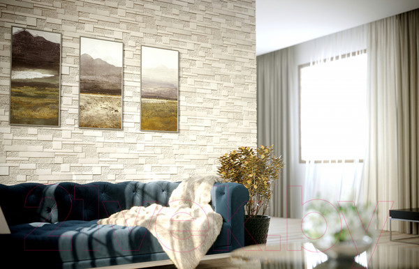 Изображение товара Декоративный камень гипсовый Air Stone Индиана А23 (белый)