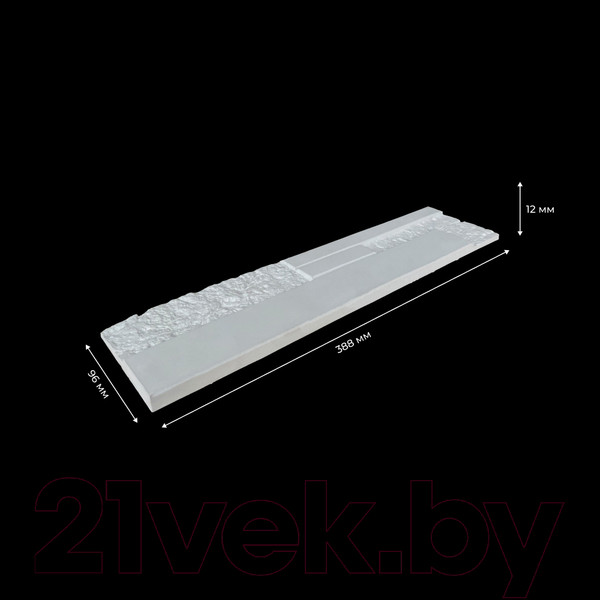 Изображение товара Декоративный камень гипсовый Air Stone Индиана А23 (белый)